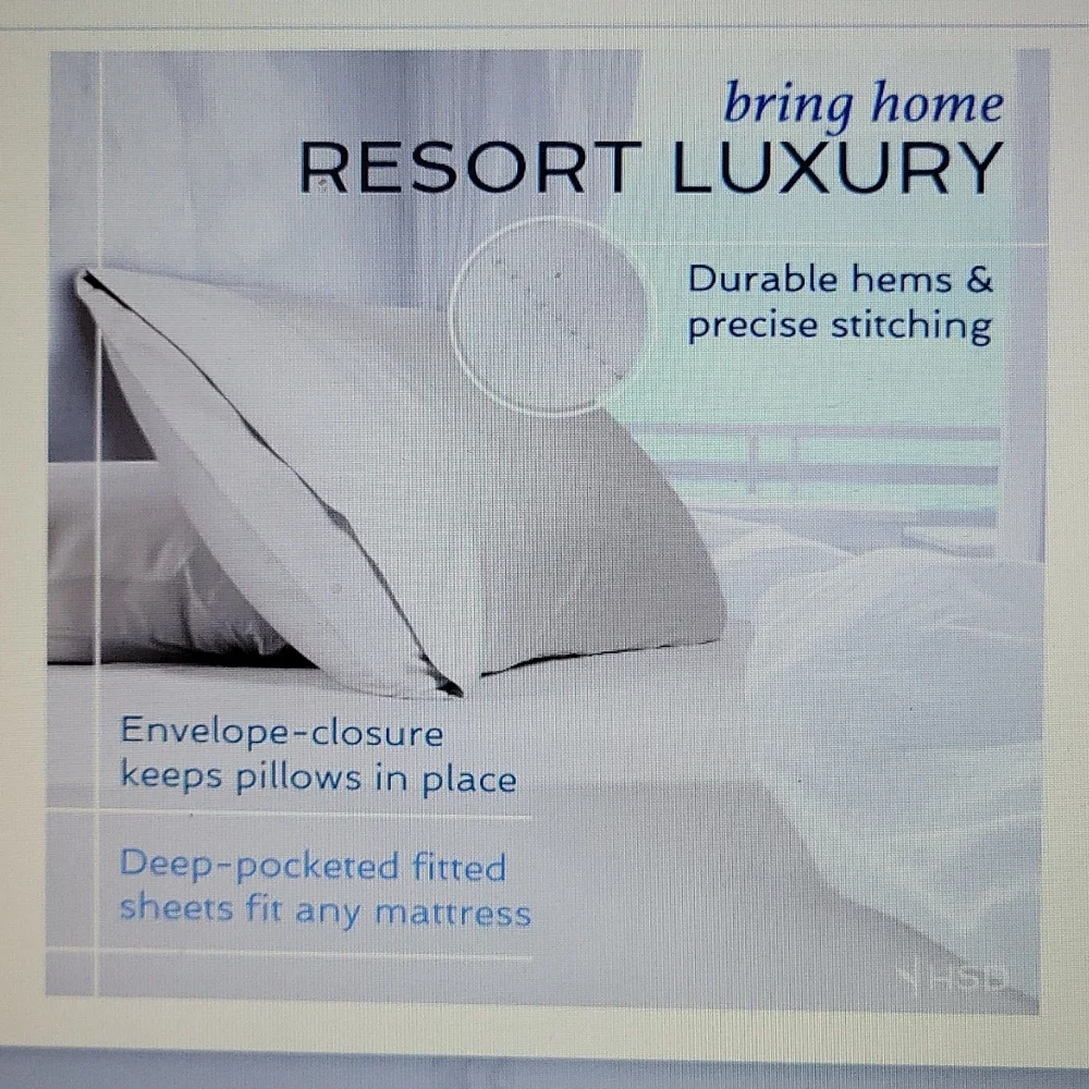 Hotel Sheets Direct 100% bamboo 4 pc sheet pillowcase set King Dark Gray New…